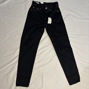 Levi’s Premium 501 ‘81 Original Fit Black Jeans W25 L33 NWT Waterless